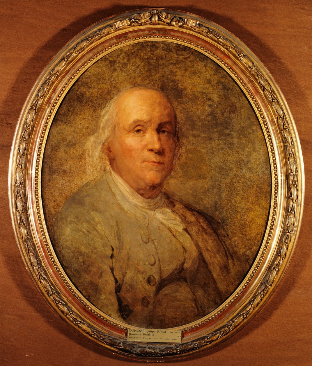 Français :  Benjamin Franklin (1706-1790) - Joseph Siffred Duplessis