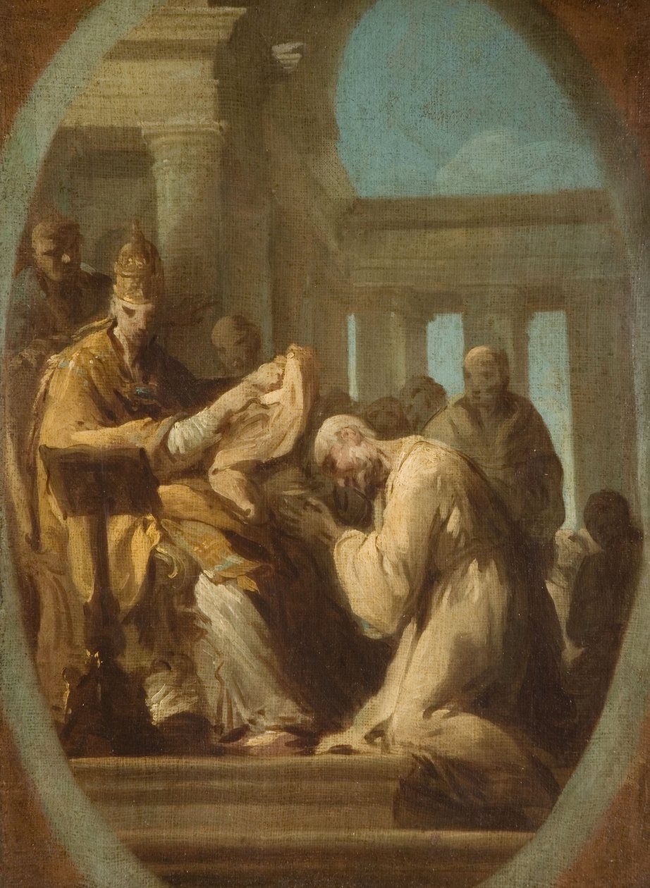 Cérémonie papale non identifiée, 1744-48 - Joseph Siffred Duplessis