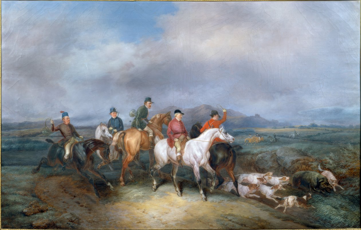 Eberjagd - Joseph Simon Volmar