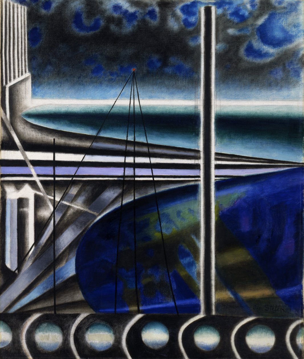 Port métropolitain - Joseph Stella