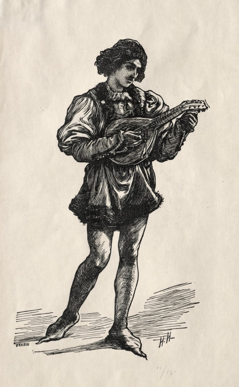 Un troubadour - Joseph Swain
