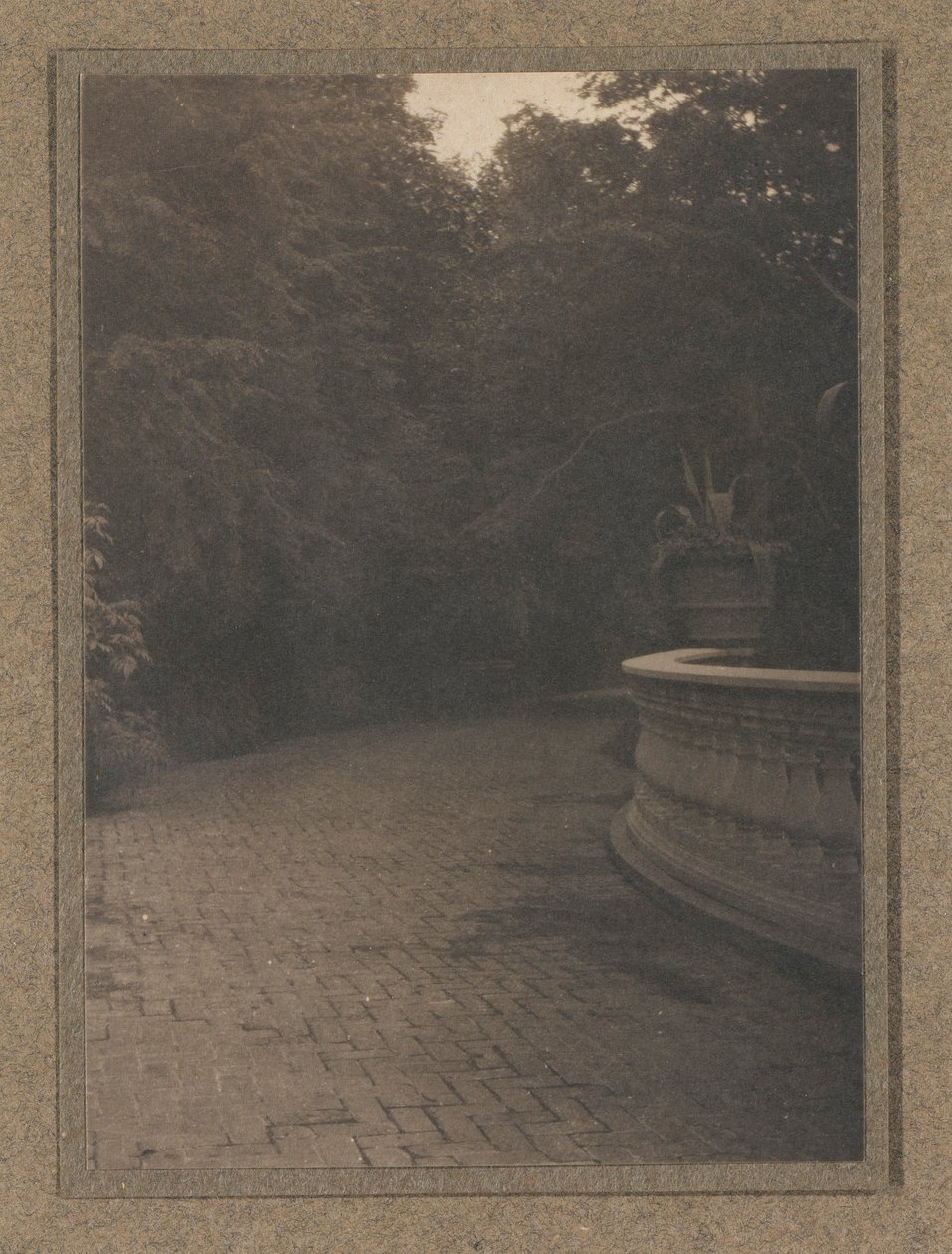 Scènes dans un jardin - Joseph T. Keiley