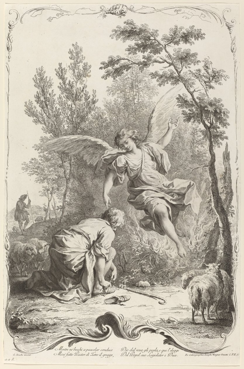 Moïse et le buisson ardent - Joseph Wagner