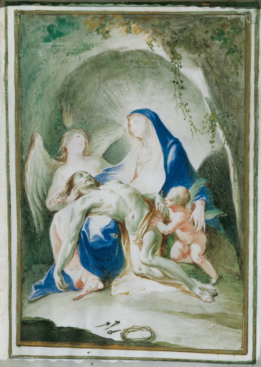 Marie avec le corps du Christ - Joseph Winterhalder d. J.