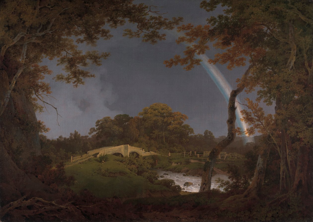Paysage avec un Arc-en-Ciel - Joseph Wright of Derby