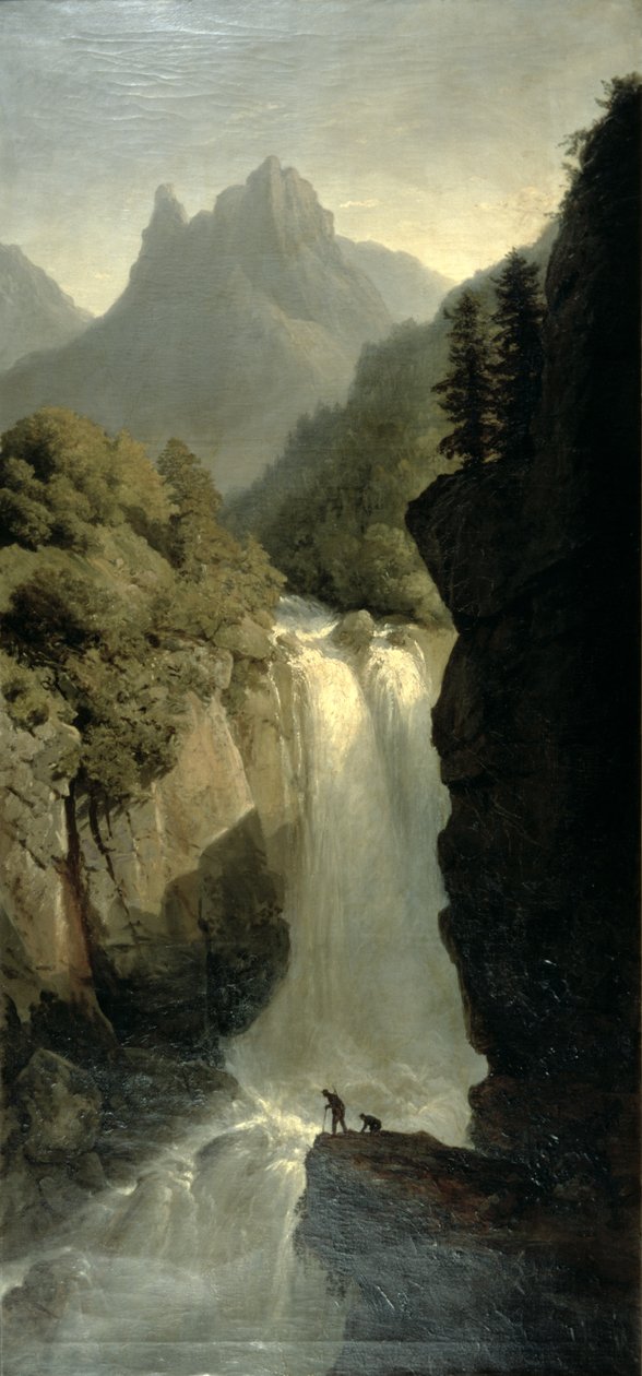 Cascade dans la Forêt-Noire - Josephine Bowes