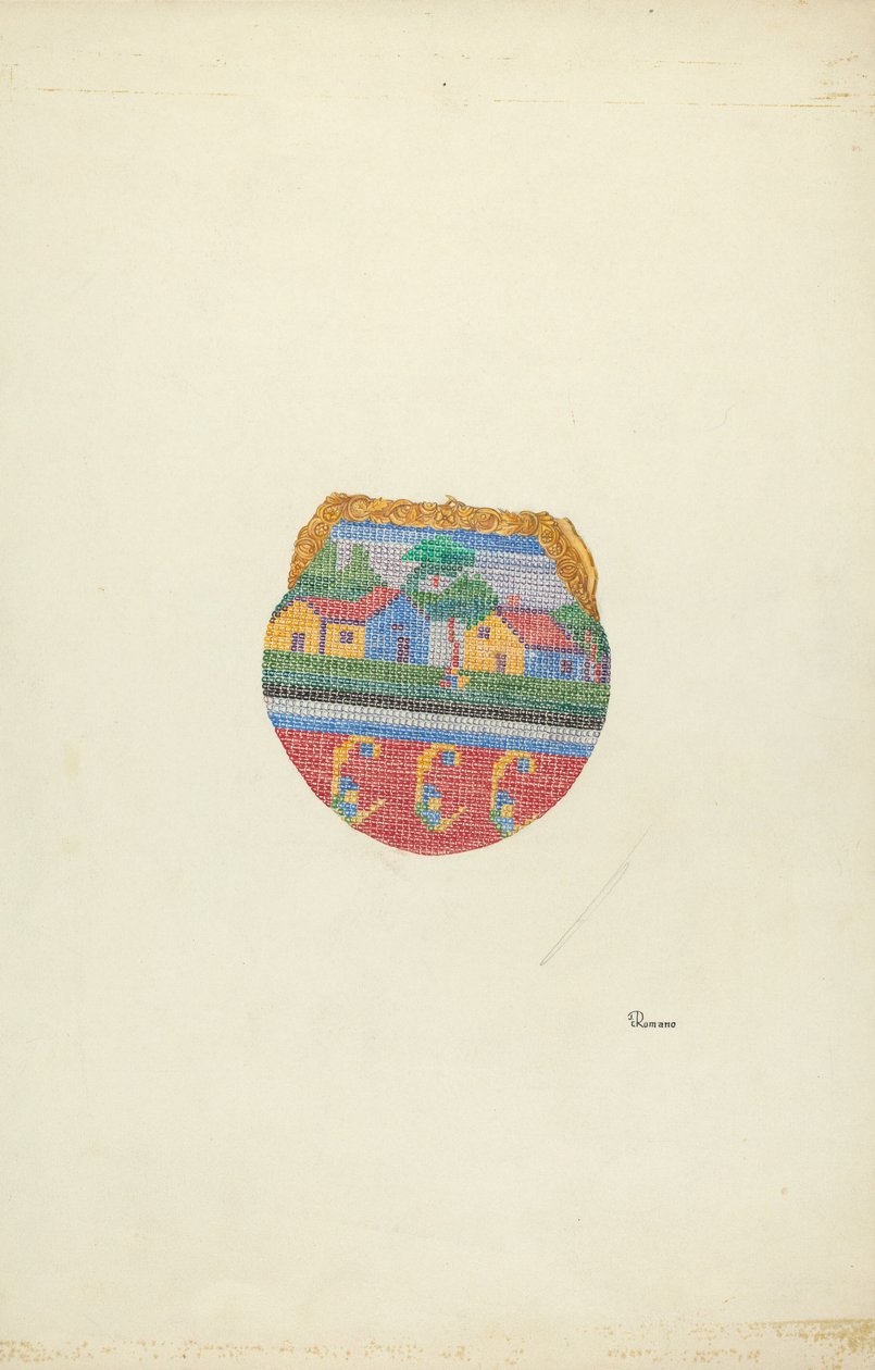 Bourse perlée, vers 1937 - Josephine C. Romano