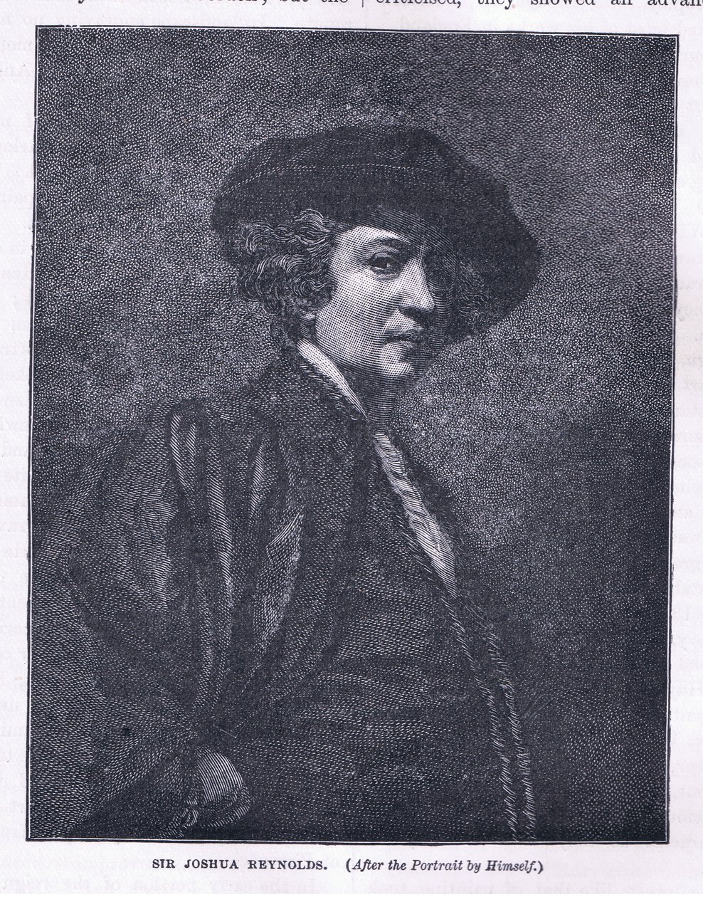 Autoportrait - Joshua Reynolds
