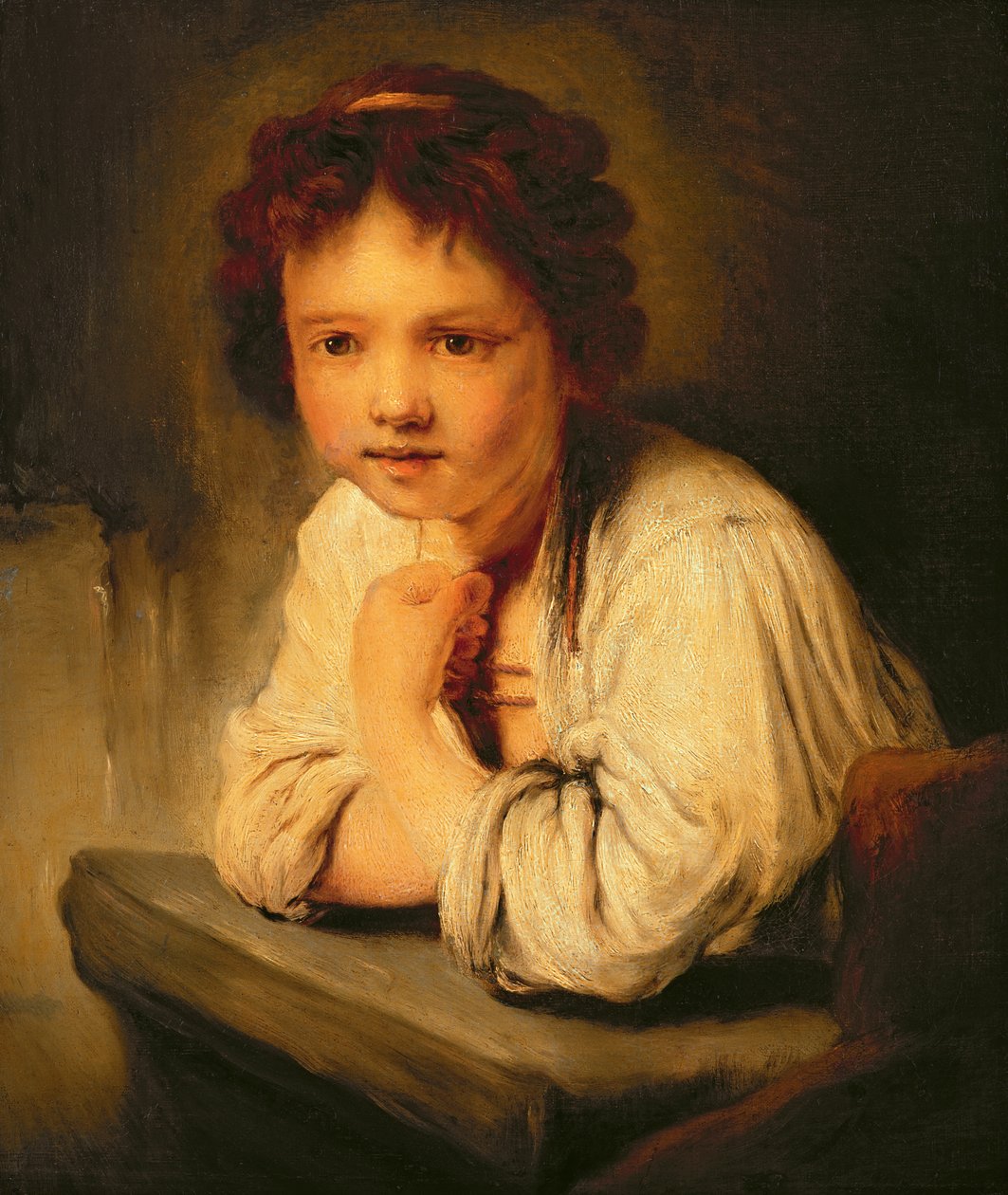 Jeune fille à une fenêtre - Joshua Reynolds
