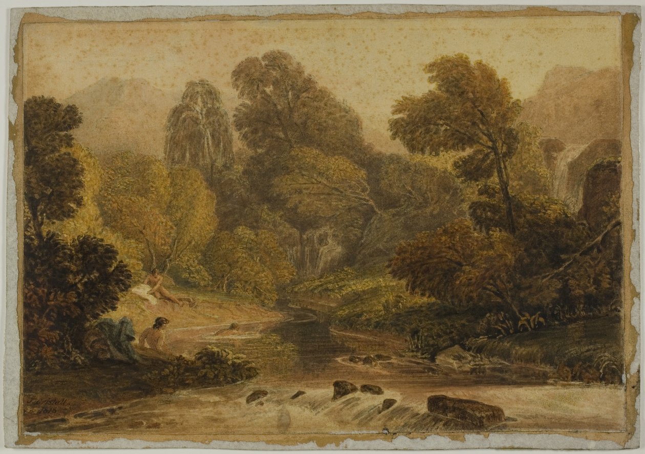 Une scène près de Lodore, Cumberland - Joshua Cristall