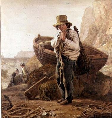 Le jeune pêcheur - Joshua Cristall