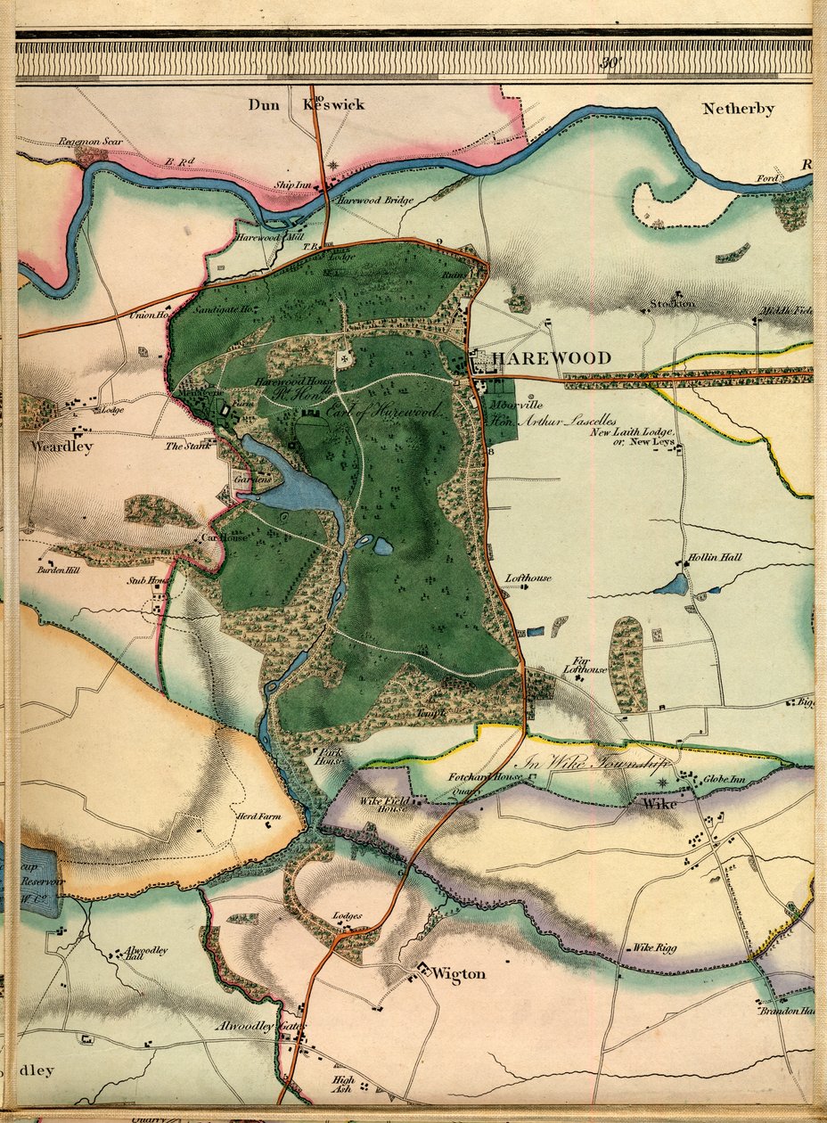 A4, Harewood, Alwoodley Hall, Wigton & Wike - Joshua Thorp