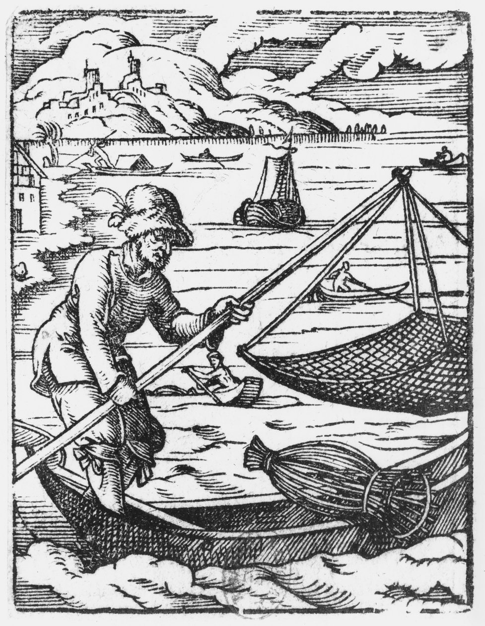Le pêcheur - Jost Amman