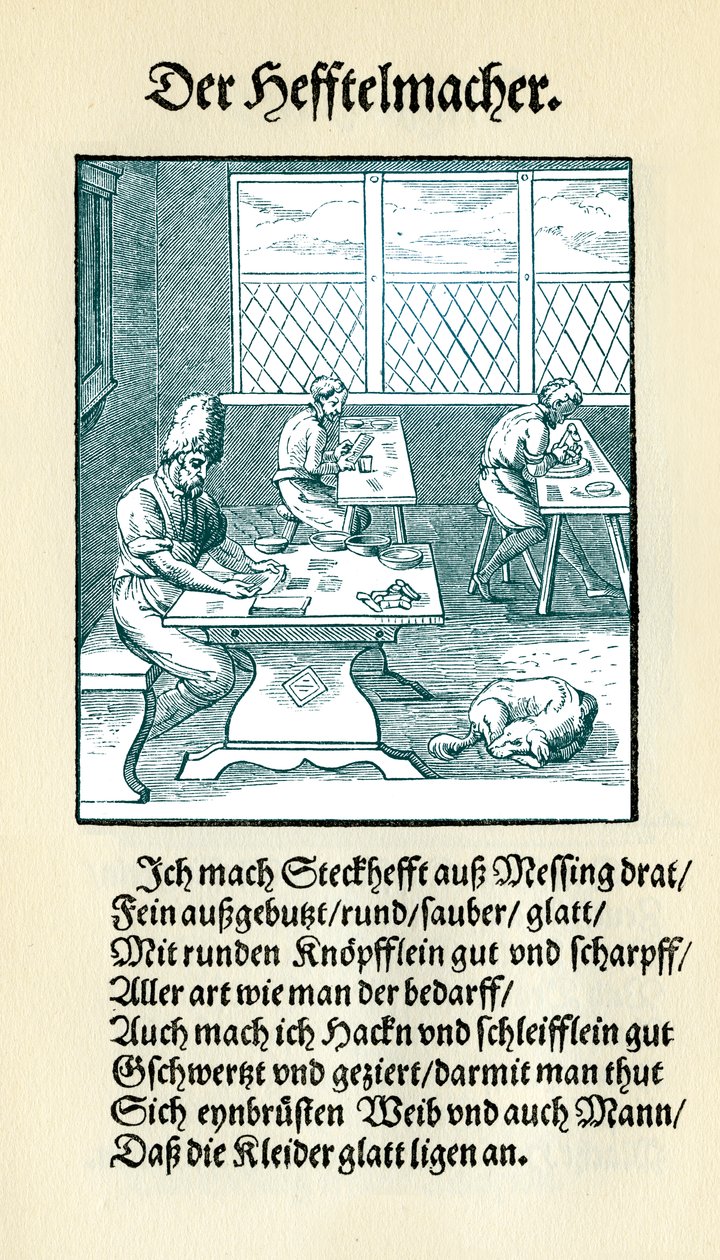 Fabricant de crochets et de fermoirs - Jost Amman