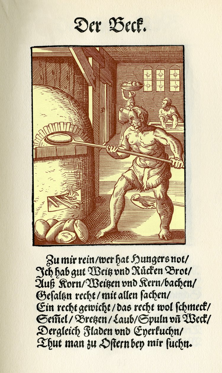 Le boulanger - Jost Amman