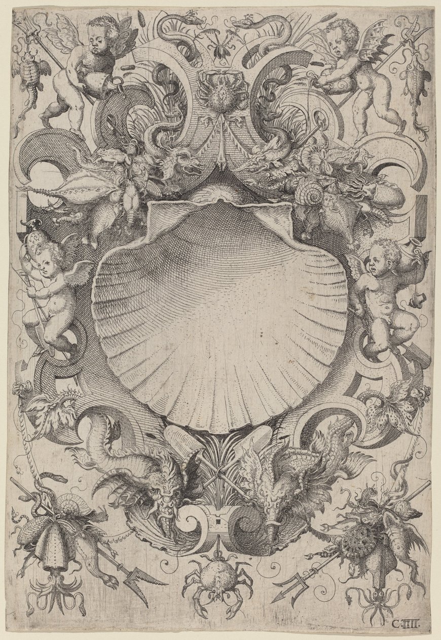 Eau - Jost Amman, after Wenzel Jamnitzer I
