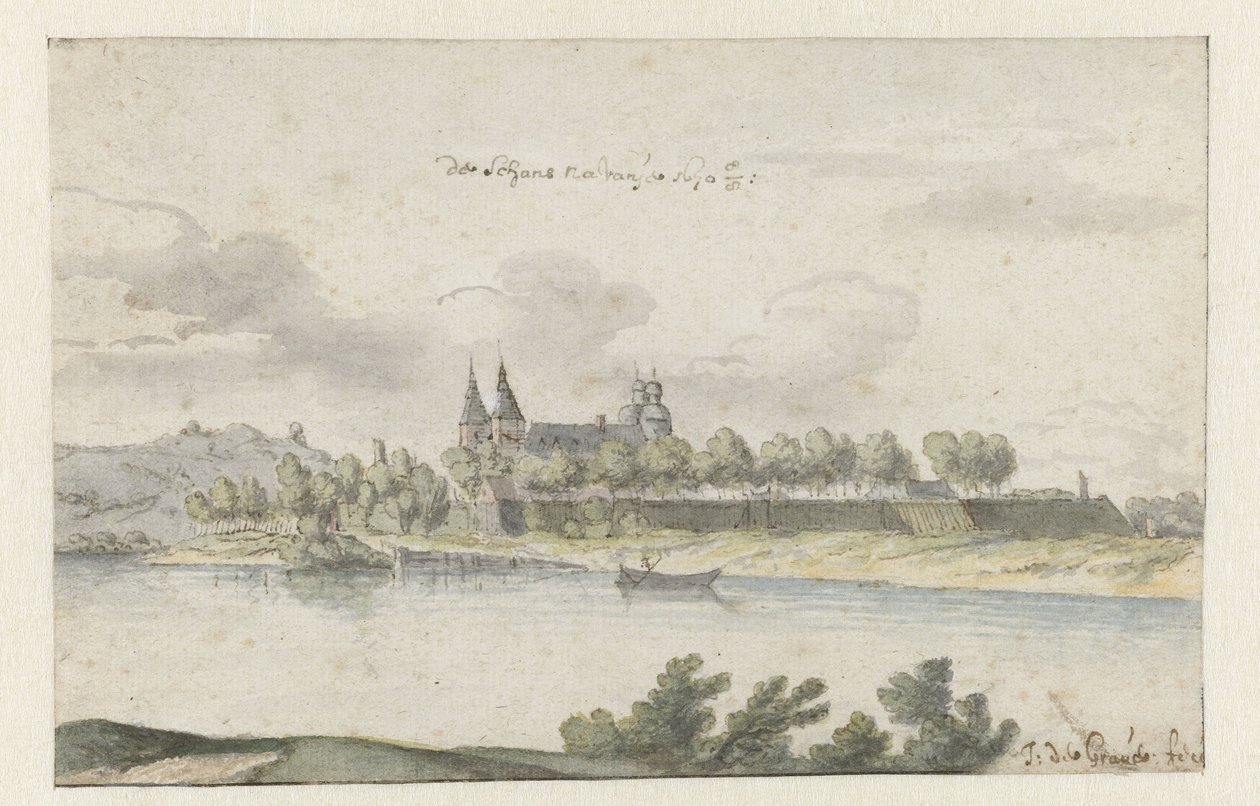 Vue du Fort Navagne, Limbourg - Josua de Grave