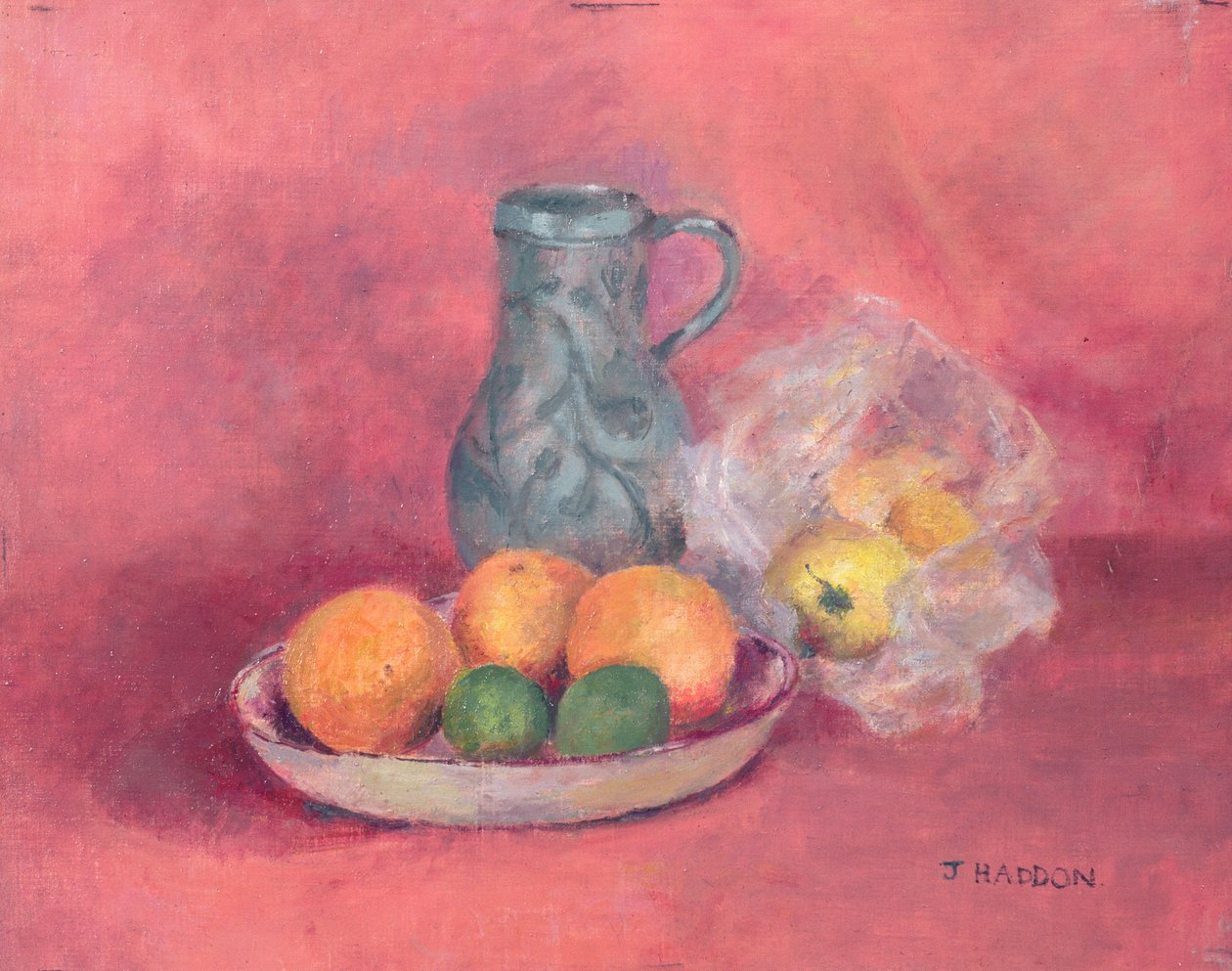 Nature morte de fruits et cruche - Joyce Haddon
