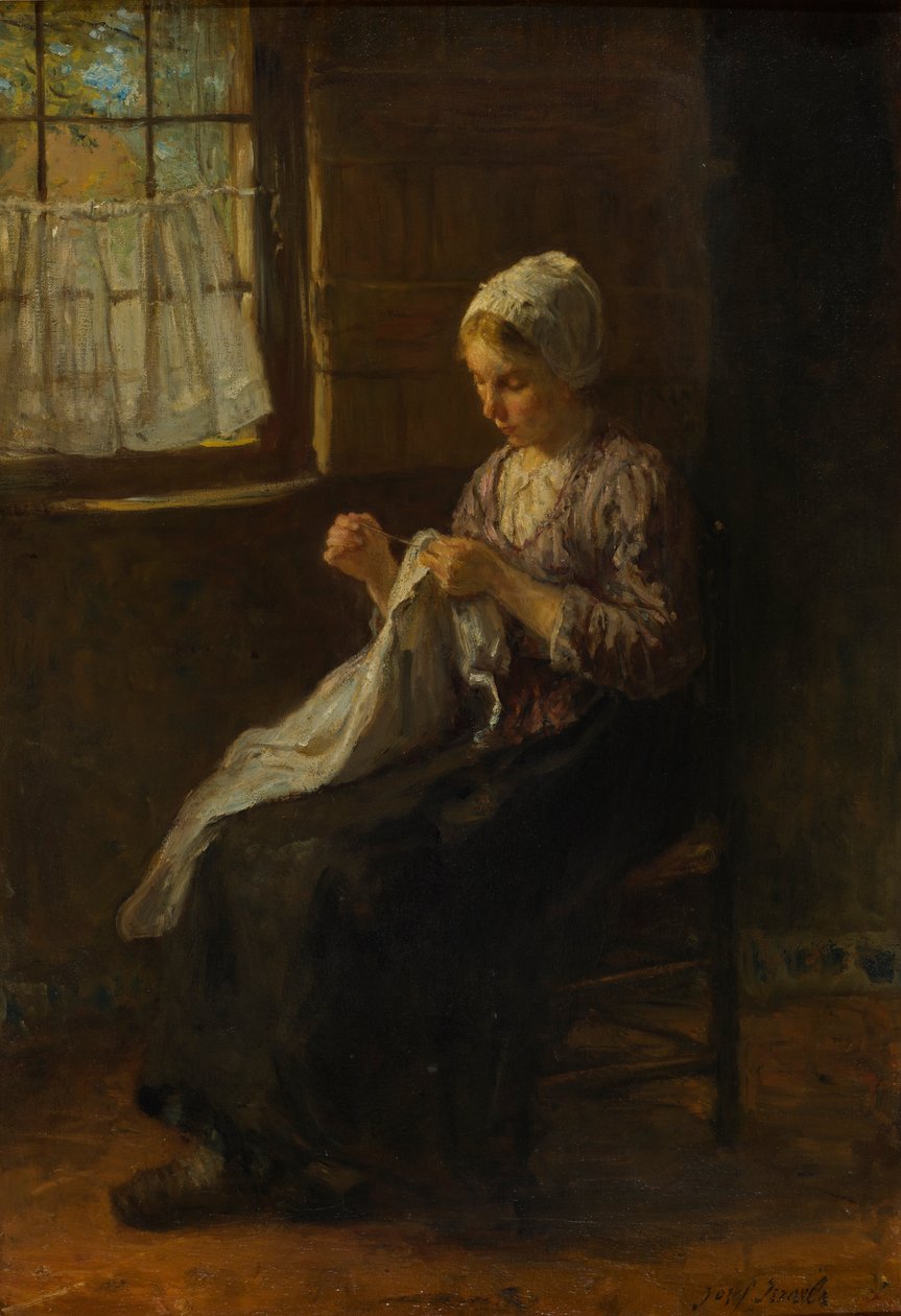 La jeune couturière - Jozef Israëls