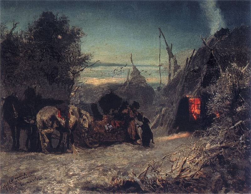 Matin dans la forêt - Jozef Marian Chemonski