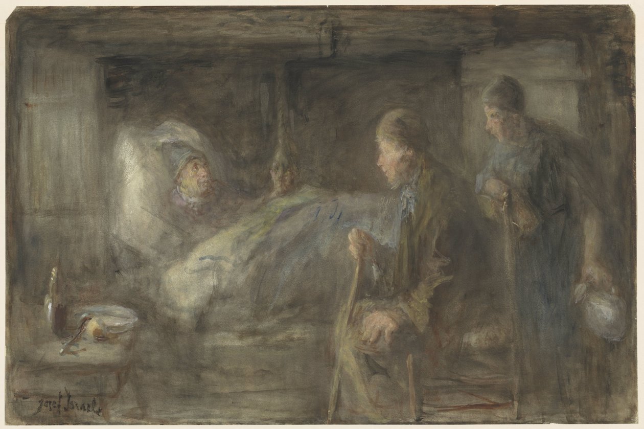 Le voisin malade - Jozef Israëls