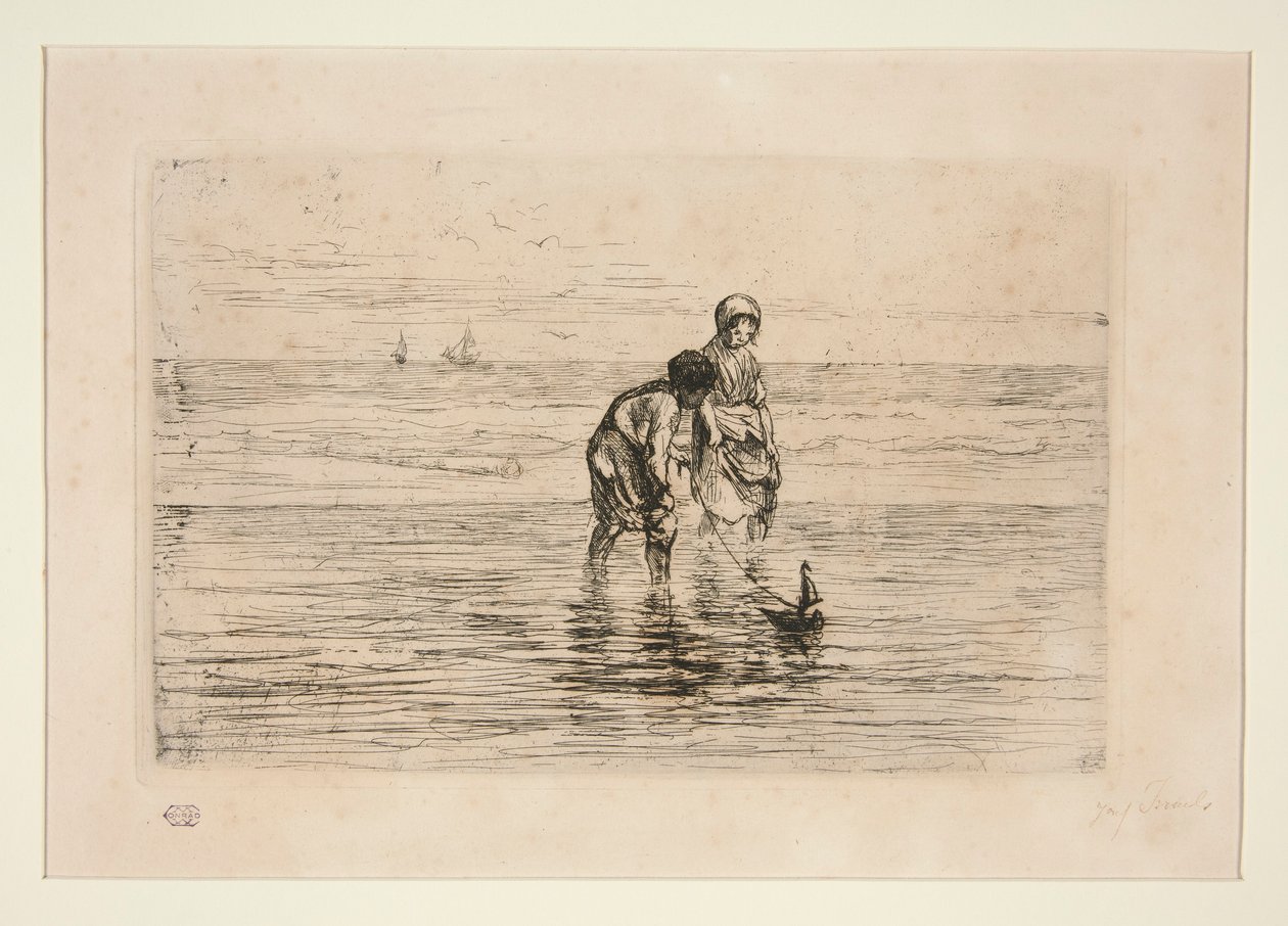 Enfants sur la plage - Jozef Israëls