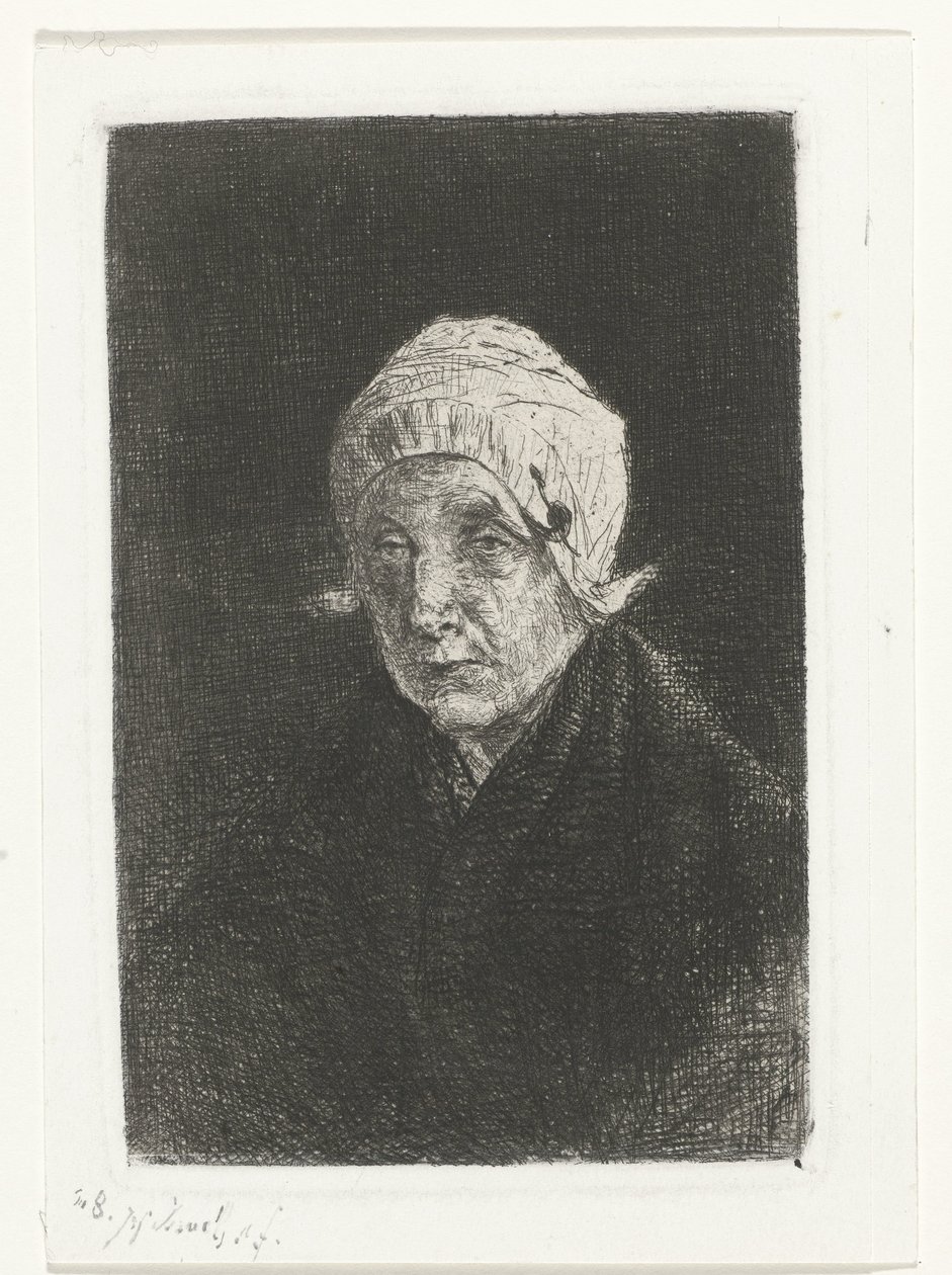 Vieille femme de Katwijk - Jozef Israëls