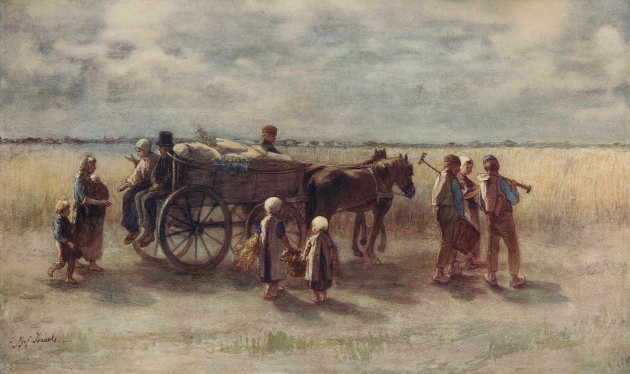 Récolte de pommes de terre, 1844, vers 1915 - Jozef Israëls