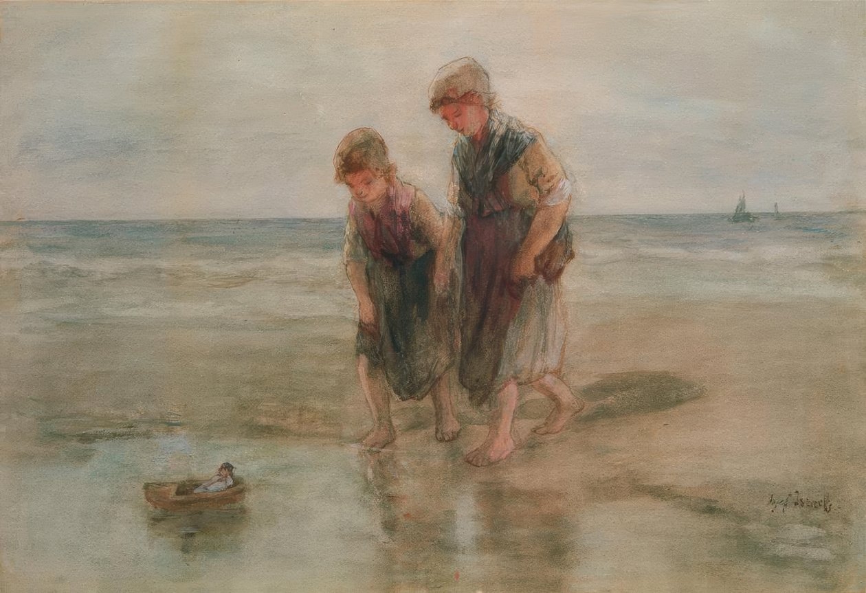 Naviguer le bateau - Jozef Israëls