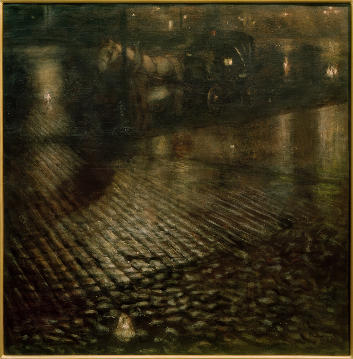 Fiacre dans la nuit - Jozef Pankiewicz