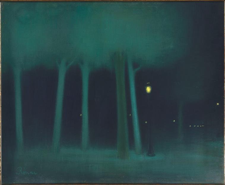 Un parc la nuit - József Rippl Rónai