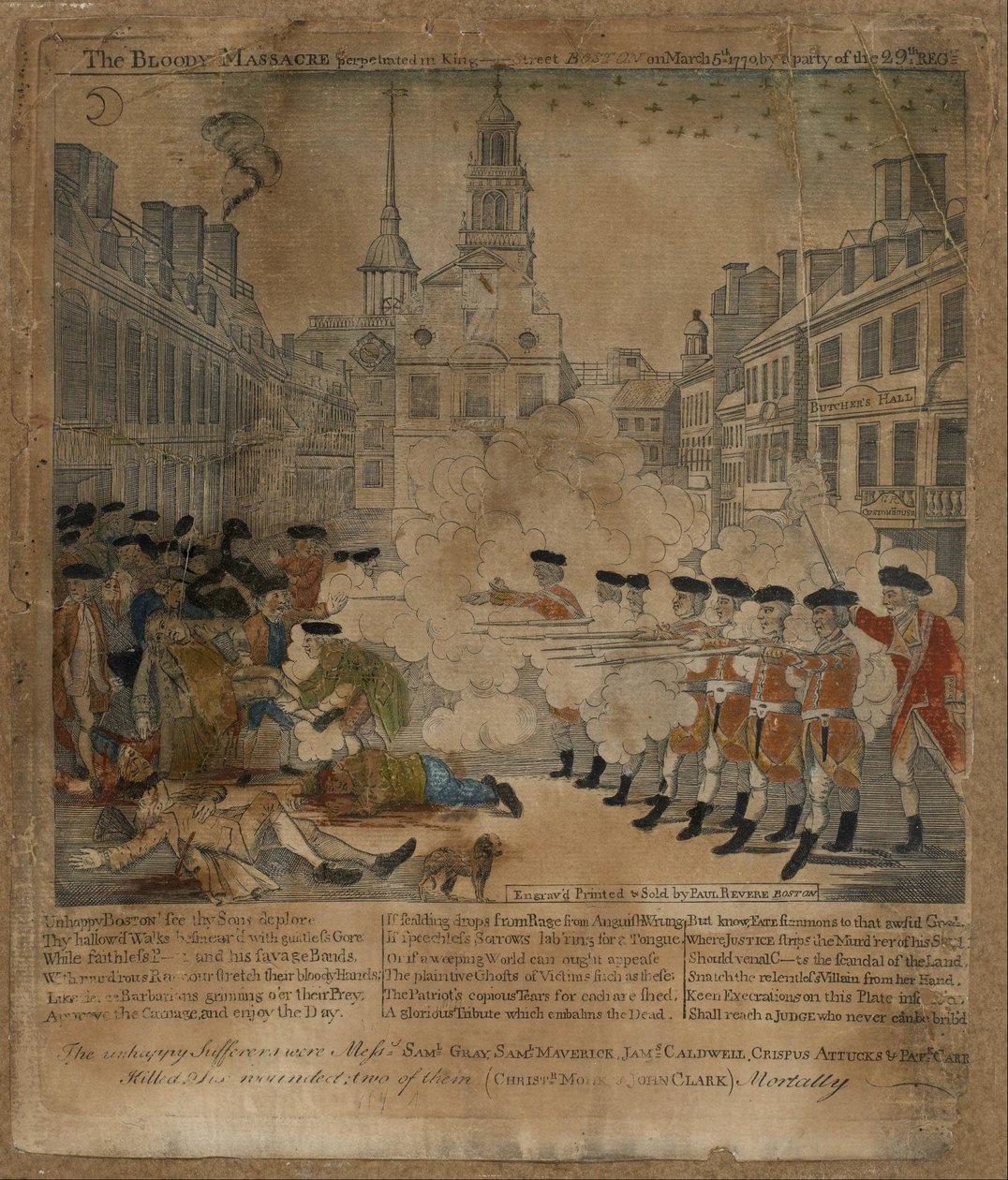 Le massacre sanglant - Jr. Paul Revere