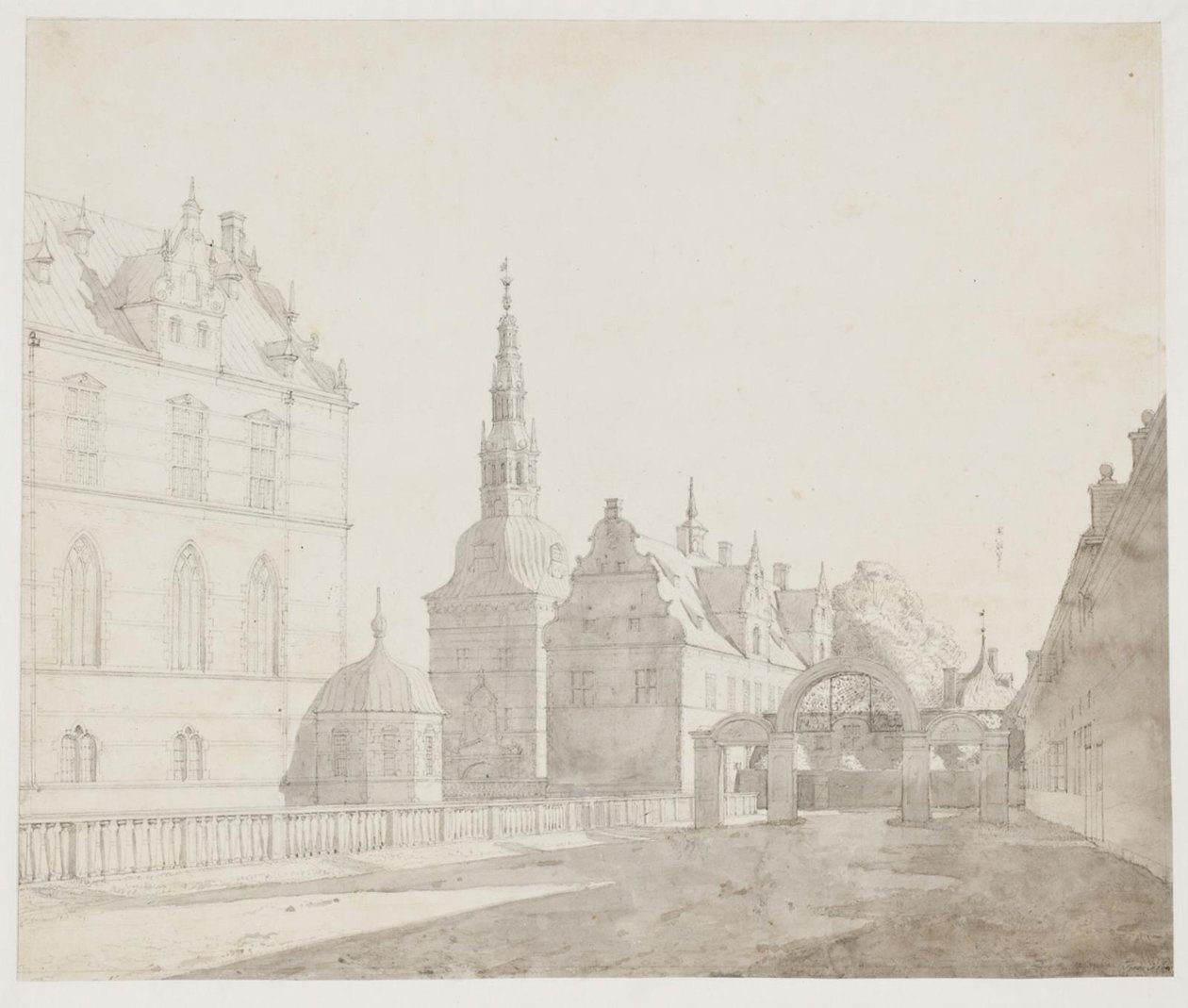Le manège au château de Frederiksborg - Jørgen Roed