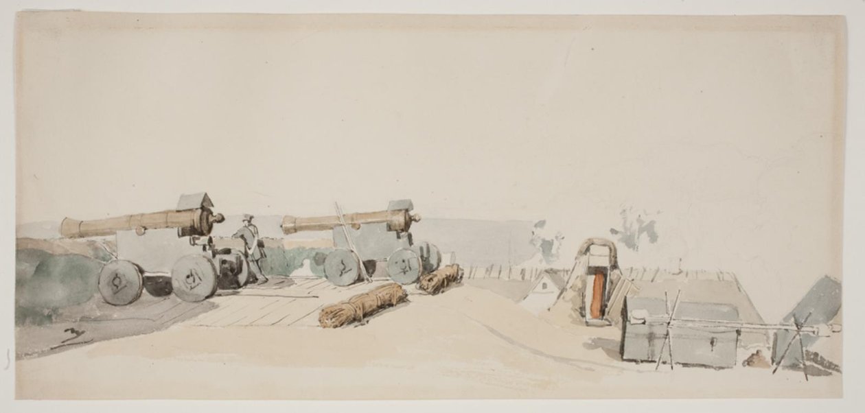 Redoute danoise. Avec des canons lourds - Jørgen V. Sonne