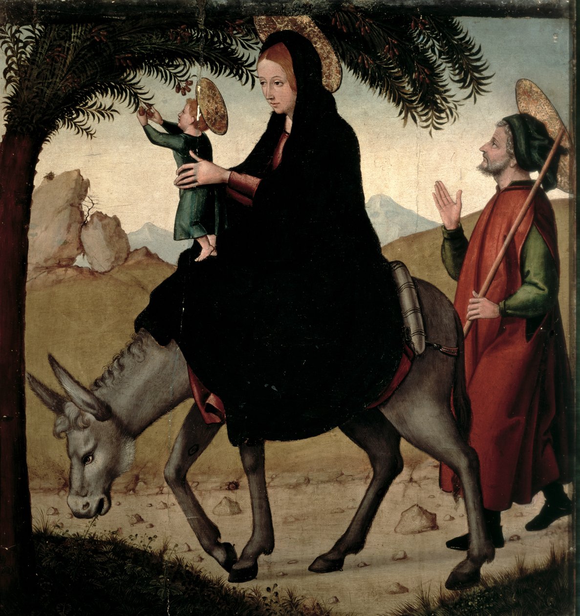 La fuite en Égypte - Juan de Borgoña