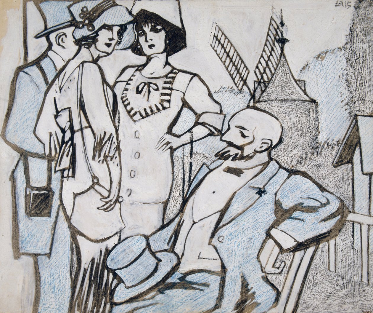 Aux courses de Longchamps - Juan Gris