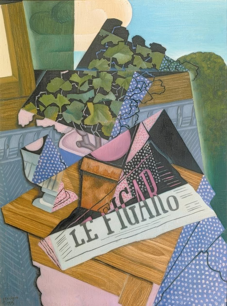 Le pot de géranium - Juan Gris