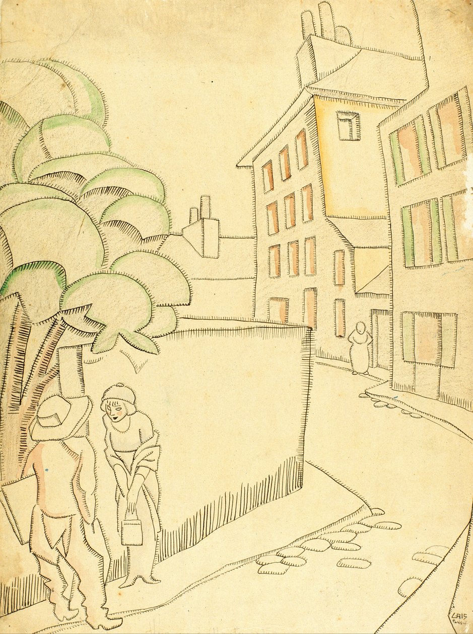 Une rue à Montmartre - Juan Gris