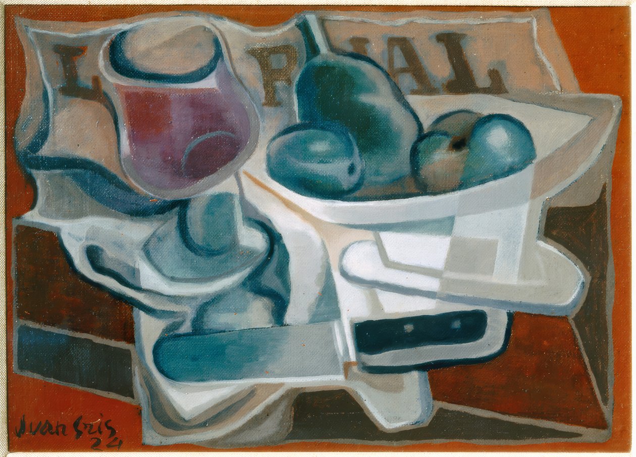 Bol et verre - Juan Gris