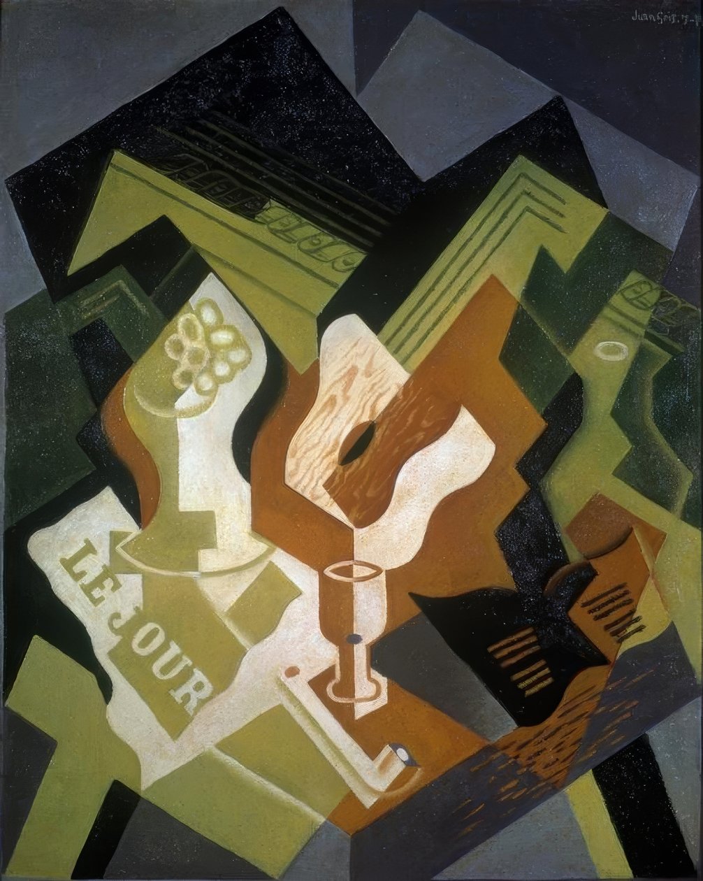 Guitare et compotier - Juan Gris
