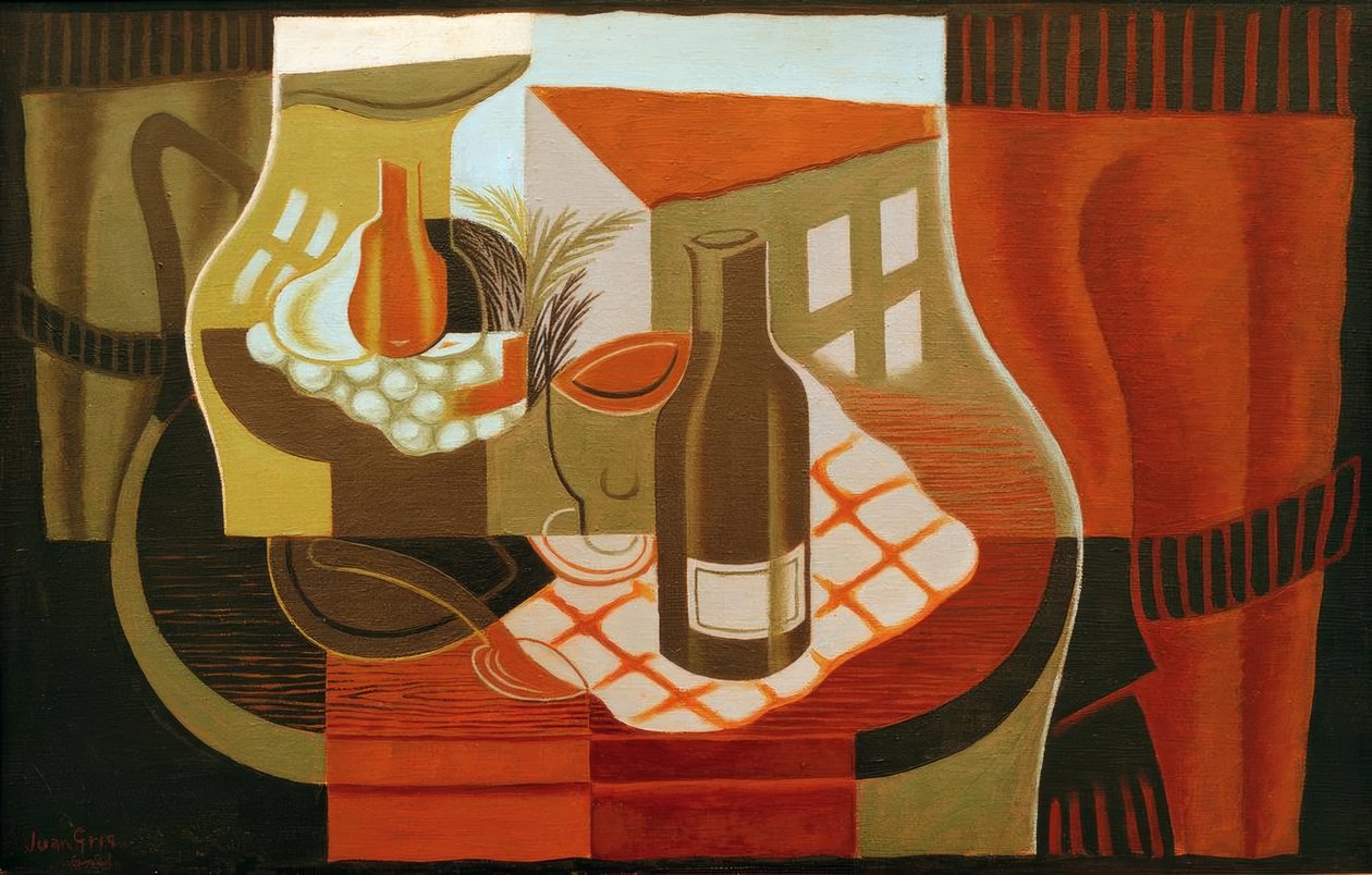 Le guéridon devant la fenêtre - Juan Gris