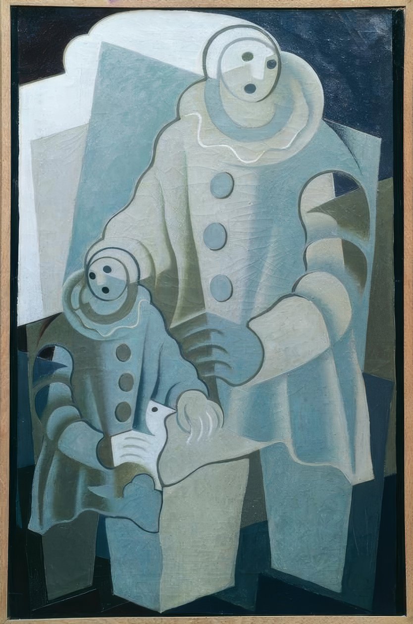 Les deux Pierrots - Juan Gris