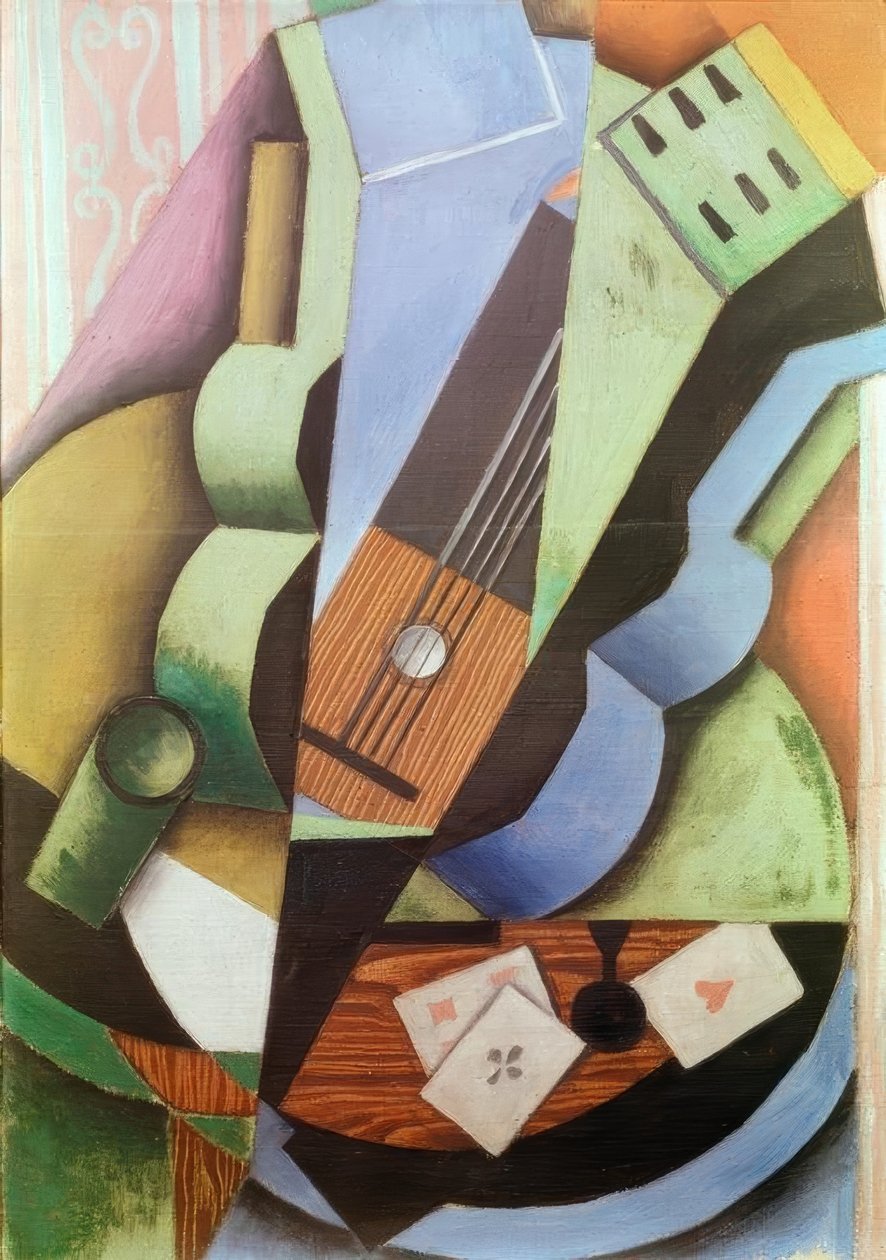 Les trois cartes - Juan Gris