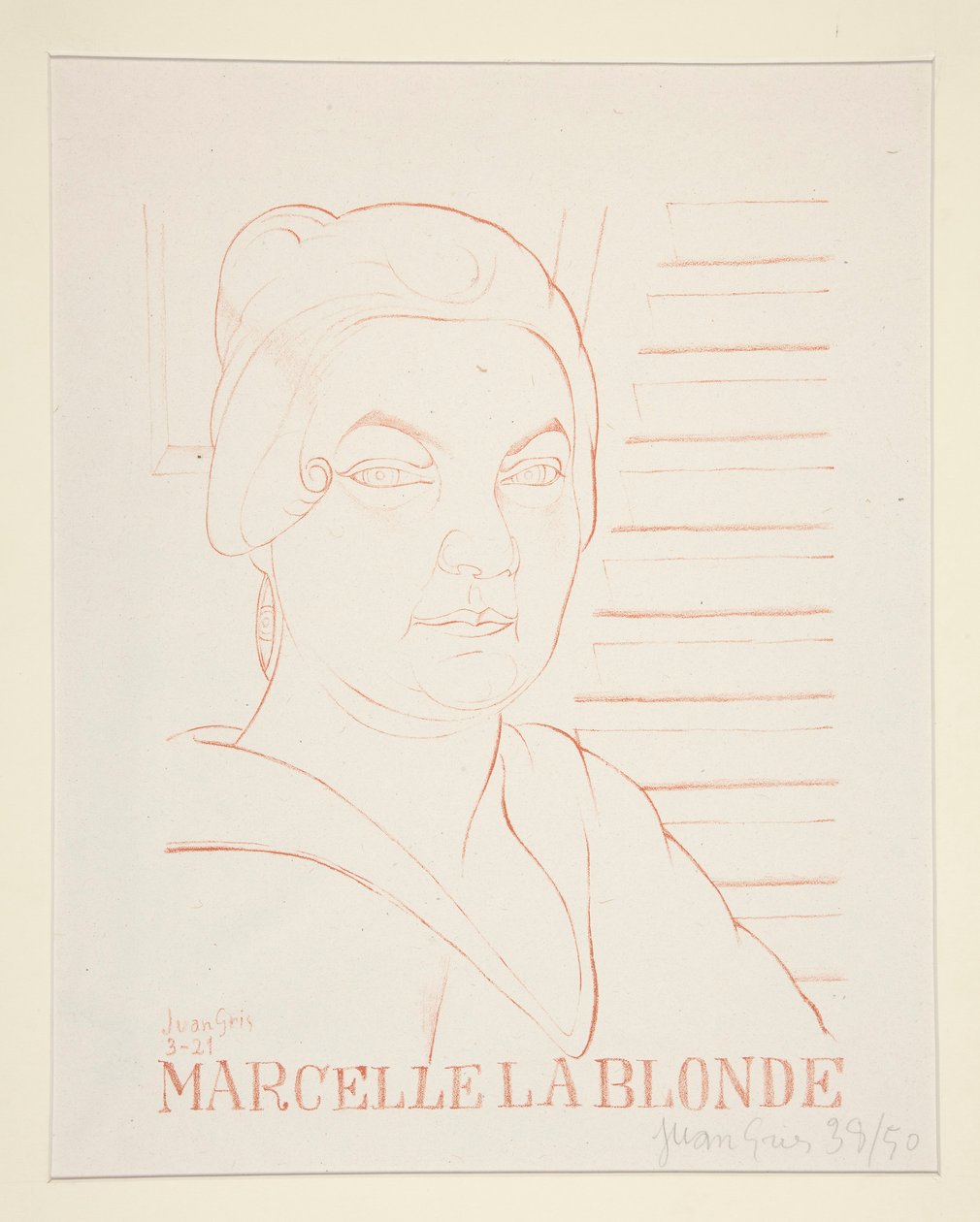 Marcelle La Blonde - Juan Gris