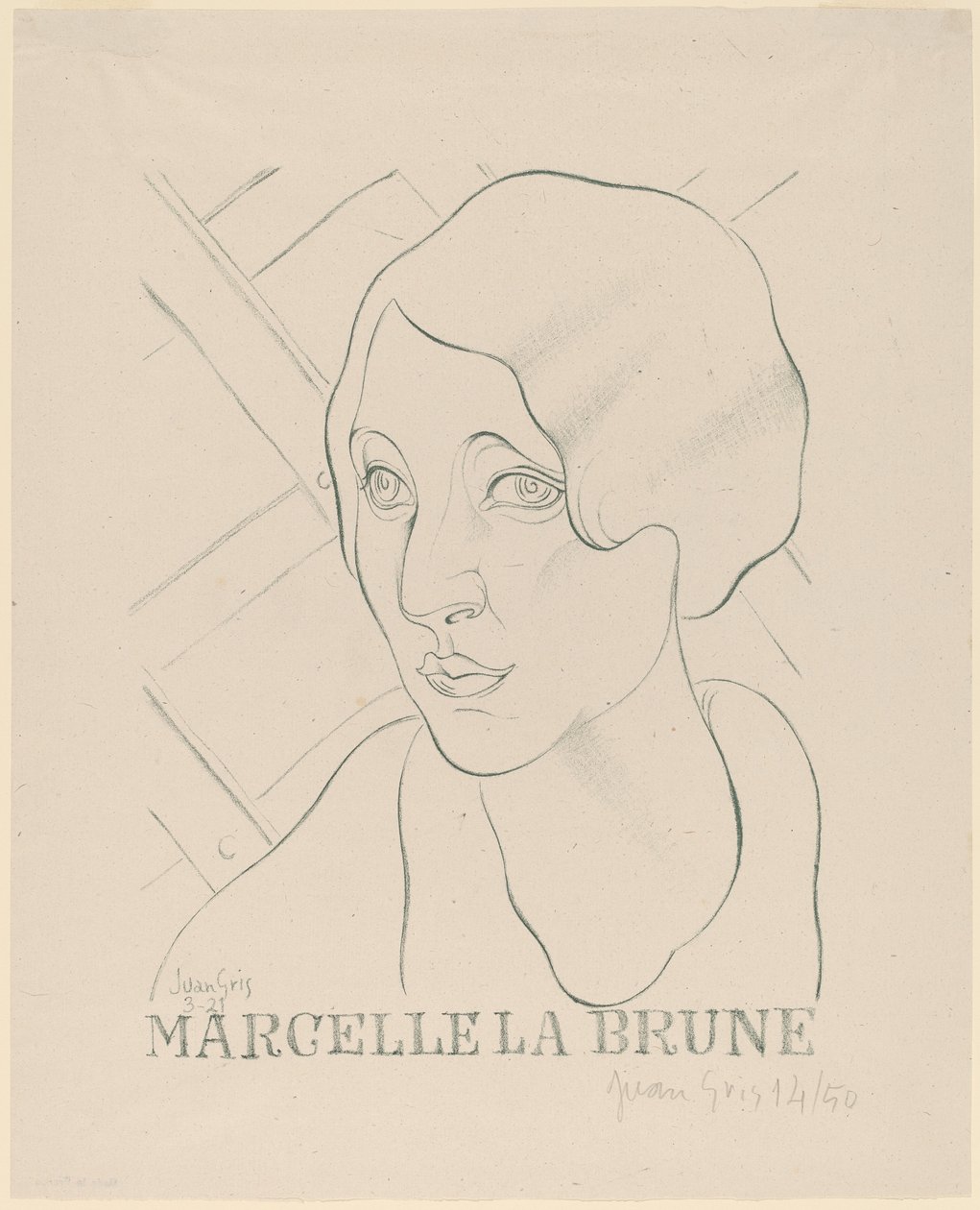 Marcelle la Brune - Juan Gris