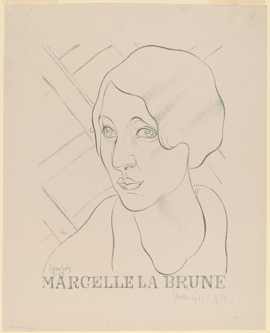 Marcelle la Brune - Juan Gris