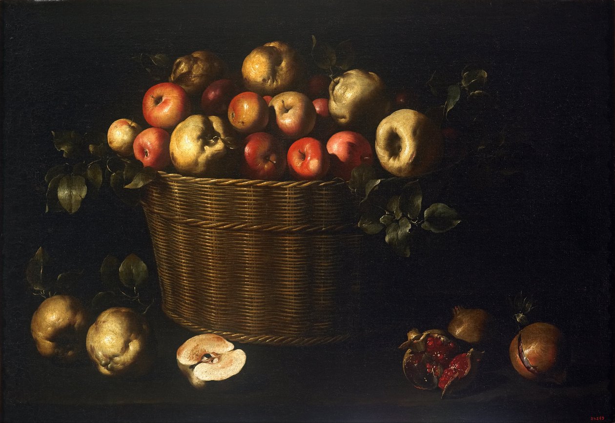 Panier de pommes, coings et grenades - Juan de Zurbaran