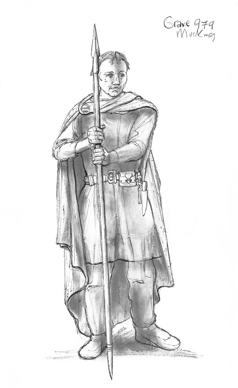 Homme anglo-saxon, 5e-10e siècle, vers 1990-2010 - Judith Dobie