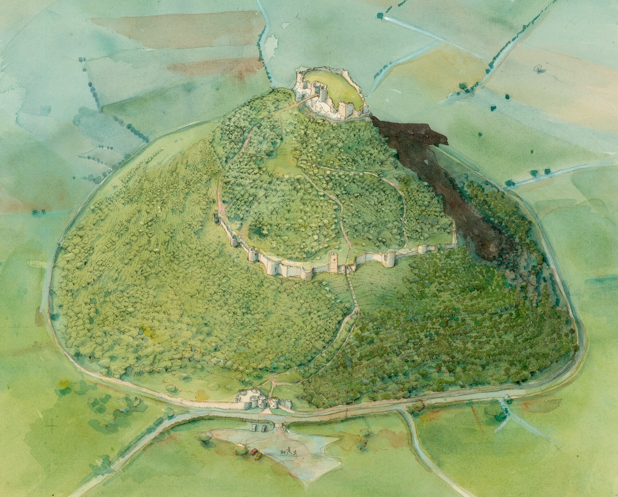 Château de Beeston, vers 2010 - Judith Dobie