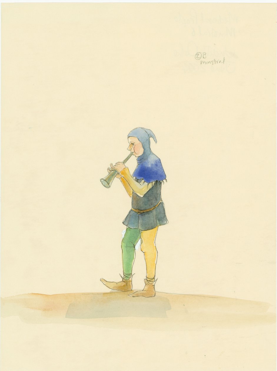 Ménestrel médiéval - Judith Dobie